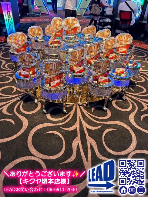 2024施行 【キクヤ堺本店様 ☆出玉アピール☆ギャルソンBOX導入